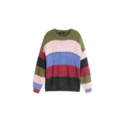 Desigual Pulover culoarea pielii / albastru / oliv / roșu / negru