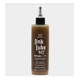 Peaty's Link Lube Wet 120ml, solutie ungere si intretinere lant bicicleta, 1 aplicare la 300 km, biodegradabil