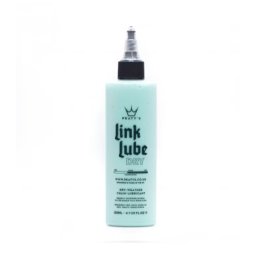 Peaty's Link Lube Dry 120ml, solutie ungere si intretinere lant bicicleta, 1 aplicare la 300 km, biodegradabil
