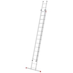 Scara aluminiu Hailo S80 ProfiStep Duo, Extensibila 2 sectiuni, 2 x 15 trepte