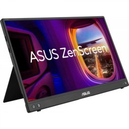 MONITOARE Asus Monitor LED Portabil ASUS ZenScreen MB16AHV, 15.6inch, 1920x1080, 5ms GTG, Dark Grey MB16AHV (timbru verde 7 lei)