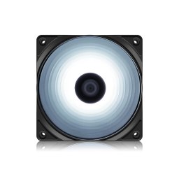 VENTILATOR DEEPCOOL PC RF120W, 120x120x25 mm, 4 white LED, Hydro Bearing, DP-FLED-RF120-WH