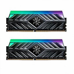 Memorie DDR Adata - gaming XPG Spectrix D41 DDR4 16 GB, frecventa 3600 MHz, 8 GB x 2 module, radiator, iluminare RGB, AX4U36008G18I-DT41