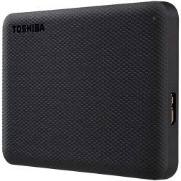 HDD Extern TOSHIBA CANVIO Advance 4TB, 2.5, USB 3.2 Gen1 (5Gbit/s), Backup and Security software, Textured Black, 217.5g