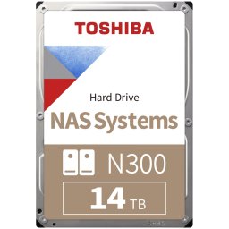 HDD NAS TOSHIBA N300 14TB CMR, 3.5, 512MB, 7200RPM, SATA, TBW: 180