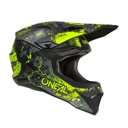 Casca 1SRS VIBRANT galben moto cross enduro atv