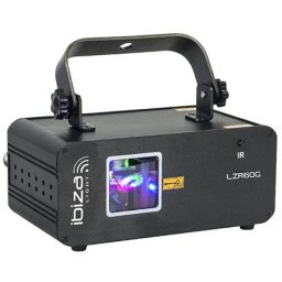 Laser cu lumina verde grafic 60MW DMX Ibiza Light LZR60G