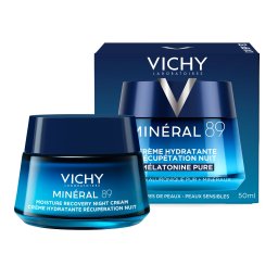 Crema de noapte cu melatonina Mineral 89 Vichy, 50 ml