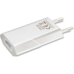 Incarcator de retea Techly Slim USB charger 230V -> 5V/1A white