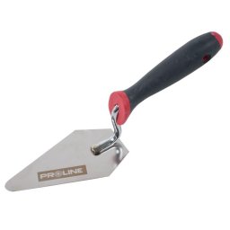 MISTRIE INOX TRIUNGHI-TESITA CU MANER GUMAT 160X100MM