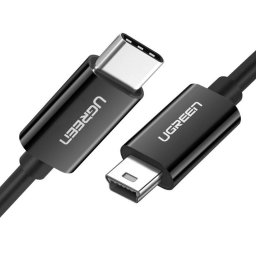 US242 USB-C (mascul) / mini USB (mascul) 1 m - negru