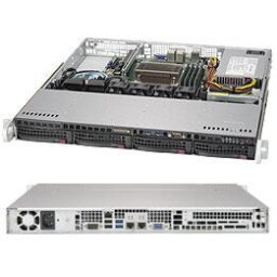 Carcasa Server CSE-813MFTQC-350CB2 1U 4x3.5HS SAS SATA 350W Brown Box