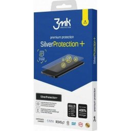 Folie protectie ecran 3mk SilverProtection+ antimicrobiana (Montaj umed) pentru Apple iPhone 12 / 12 Pro