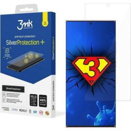Folie protectie ecran 3mk SilverProtection+ antimicrobiana (Montaj umed) pentru Samsung Galaxy Note 20 Ultra