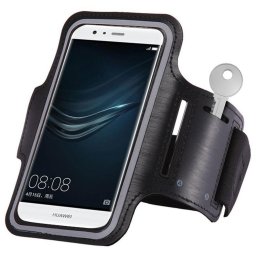 Bratara suport telefon pentru alergare pentru maxim 6, Negru