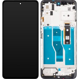 Piese si componente Display - Touchscreen Motorola Moto G82, Cu Rama, Gri, Service Pack 5D68C20864