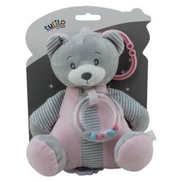 Music Box Pink teddy bear 18 cm