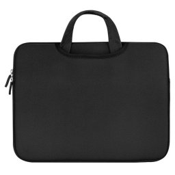 Geanta universala laptop 15.6 inch rezistenta la stropire din neopren, Negru