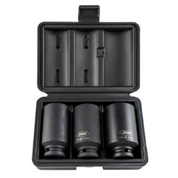 SET DE 3 TUBULARE XZN DE 1/2" DE IMPACT 30 -32 - 36MM (80mmL)