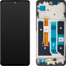 Piese si componente Display cu Touchscreen Realme 11 5G, cu Rama, Negru (Midnight Black), Service Pack 621029000064