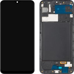 Piese si componente Display cu Touchscreen MP compatibil cu Samsung Galaxy A30s A307, cu Rama, Negru