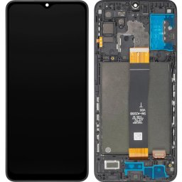 Piese si componente Display cu Touchscreen MP compatibil cu Samsung Galaxy A32 5G A326, cu Rama, Negru