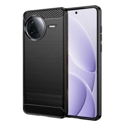 Husa Husa pentru Xiaomi Poco F7 Ultra - Techsuit Carbon Silicone - Black