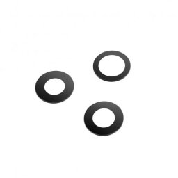 Piese si componente Geam Camera Spate Apple iPhone 12 Pro Max, Wide + UltraWide + Telephoto, Negru