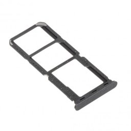 Piese si componente Suport SIM - Card Oppo A18, Negru (Glowing Black)