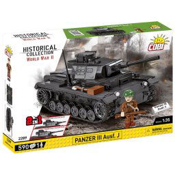 Colecție istorică de blocuri Panzer III Ausf din cel de-al Doilea Război Mondial. j 590 blocuri