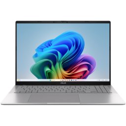 Notebook Vivobook S16 S3607QA-PL031X 16" WQXGA Qualcomm Snapdragon X X1-26-100 16GB 1TB SSD Qualcomm Adreno X1-45, Windows 11 Pro, Cool Silver