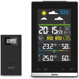 Statie Meteo Jamaica cu Senzor Exterior, clima interioara, radio, Negru