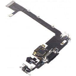 Piese si componente Banda cu Conector Incarcare - Microfon Apple iPhone 11 Pro Max, Negru