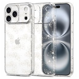 Husa Husa pentru iPhone 17 Pro Max - Techsuit SparkleSkin Series - Clear