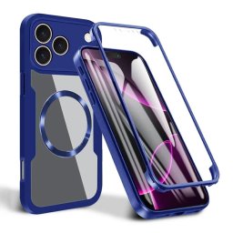 Husa Husa pentru iPhone 17 Pro + Folie - Techsuit ColorVerse 360 MagSafe Series - Blue
