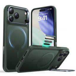 Husa Husa pentru iPhone 17 Pro Max - ESR Classic Hybrid HaloLock - Frosted Green