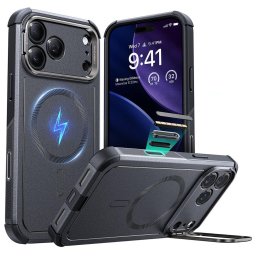 Husa Husa pentru iPhone 17 Pro Max - ESR Cyber Armor Kickstand - Grey