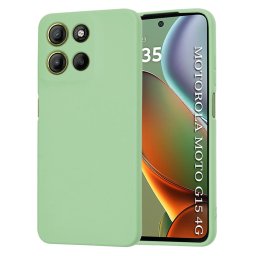 Husa Techsuit SoftFlex Mint - Husă telefon - compatibil cu Motorola Moto G15 / G15 Power - culoare Verde