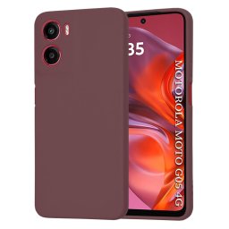 Husa Husa pentru Motorola Moto G05 / E15 - Techsuit SoftFlex - Plum Red