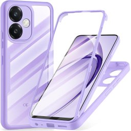 Husa Husa pentru Oppo A40 4G / A60 5G + Folie - Techsuit ColorVerse 360 Series - Purple