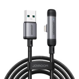 S-A56 EnjoyX Series 90° USB-A - Lightning 3A cable 1.2m - black