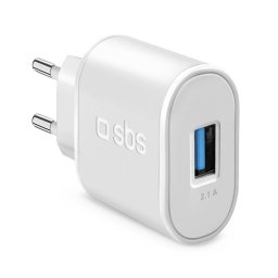 Incarcator de retea USB-A compact tehnologie Intelligent Charge 10W Alb