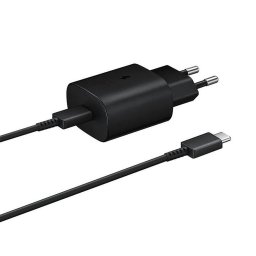 Incarcator de retea 2x USB-C 3A 25W Negru