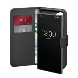 Husa Puro Booklet Case with Flip and Wallet for Samsung Galaxy S25 Ultra - Black