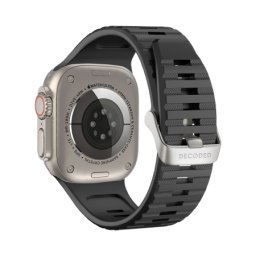 Curea Sport Traction Lite DECODED pentru Apple Watch 42/49MM, Silicon, Negru