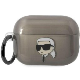 Husă Karl Lagerfeld Ikonik Karl pentru AirPods Pro 1/2 – Negru
