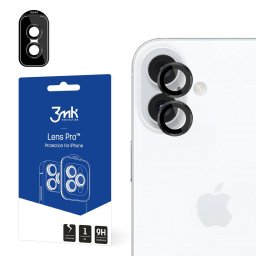 Folie de protecție cameră Iphone 16 / 16 Plus / 17 / 17 Plus 3mk Lens Protect, Culoare: Black Apple STICLĂ