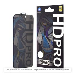 Folie pentru iPhone 17 Pro Max - Lito HD Pro Privacy - Black