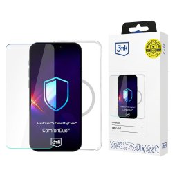 Folie pentru iPhone 16 Pro Max - ComfortDuo Glass + MagCase - Clear