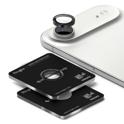 Folie Camera pentru iPhone 17 Air - Ringke Camera Lens Frame Glass - Black